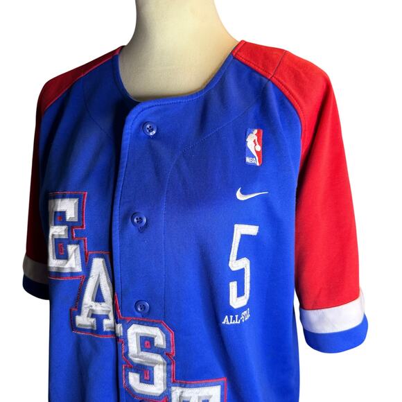 Nike Vintage Jason Kidd #5 NBA All-Star 2004 Warm Up Jersey, Size Large - Picture 6 of 7